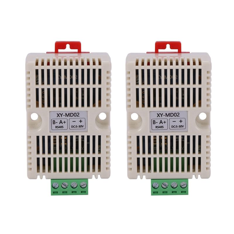 2X Temperature and Humidity Transmitter RS485 Serial Communica Temperature Sensors SHT20 Modbus RTU Acquisition Module