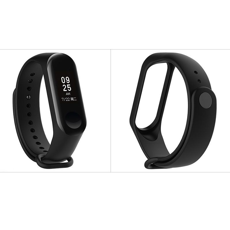 Sport Silicone Women Men Fashion MI Band 4 Strap for Xiaomi Miband 4 Bracelet + Free Watch Flim Screen Protector