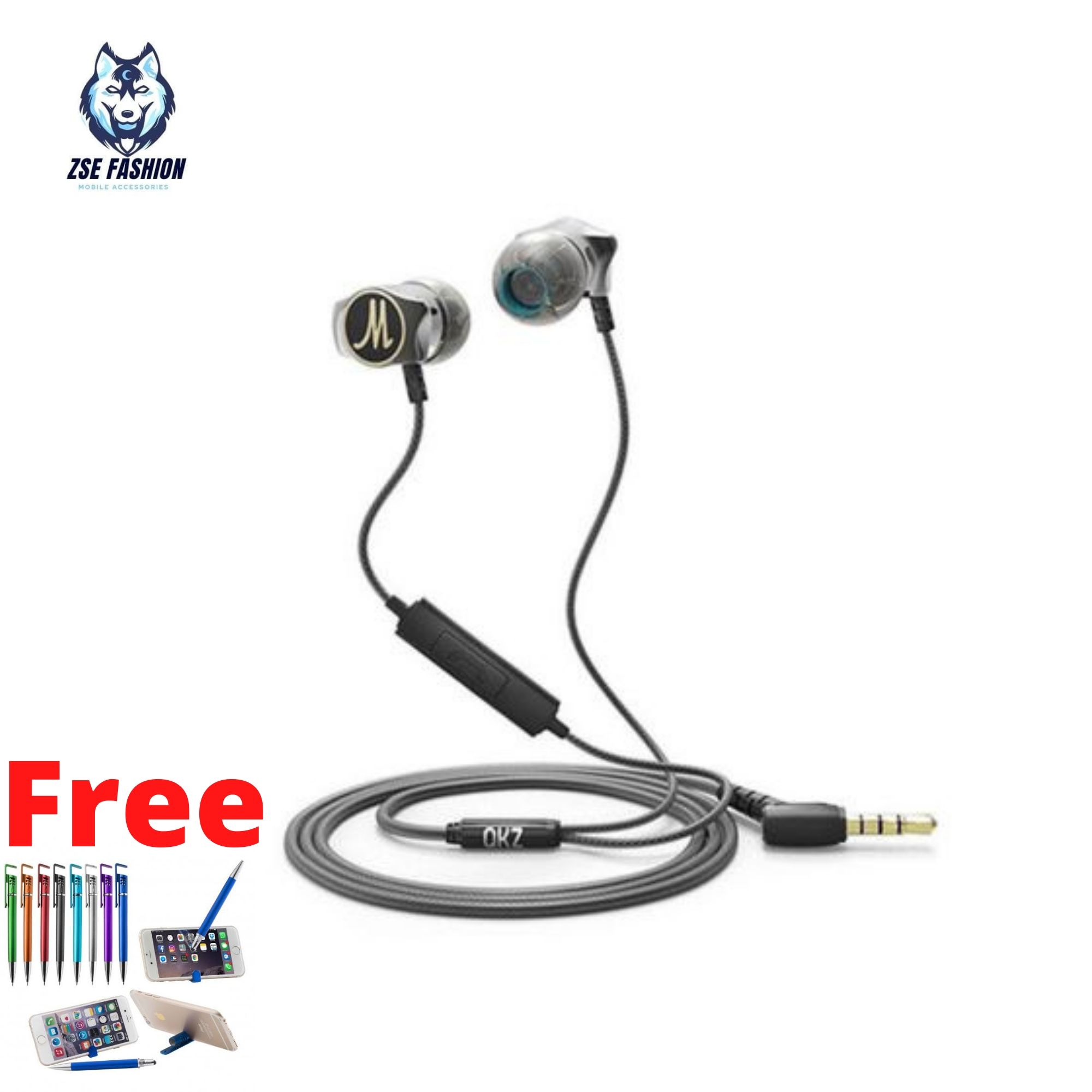 QKZ DM7 In-Ear Earphone - Metal Gray