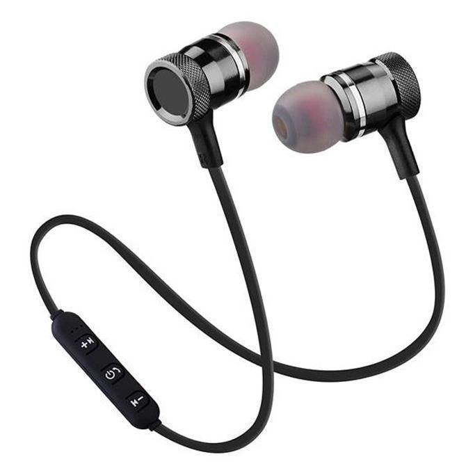 Stereo Super Bass Wireless Bluetooth Earphone - Black - Headphone - Headphone