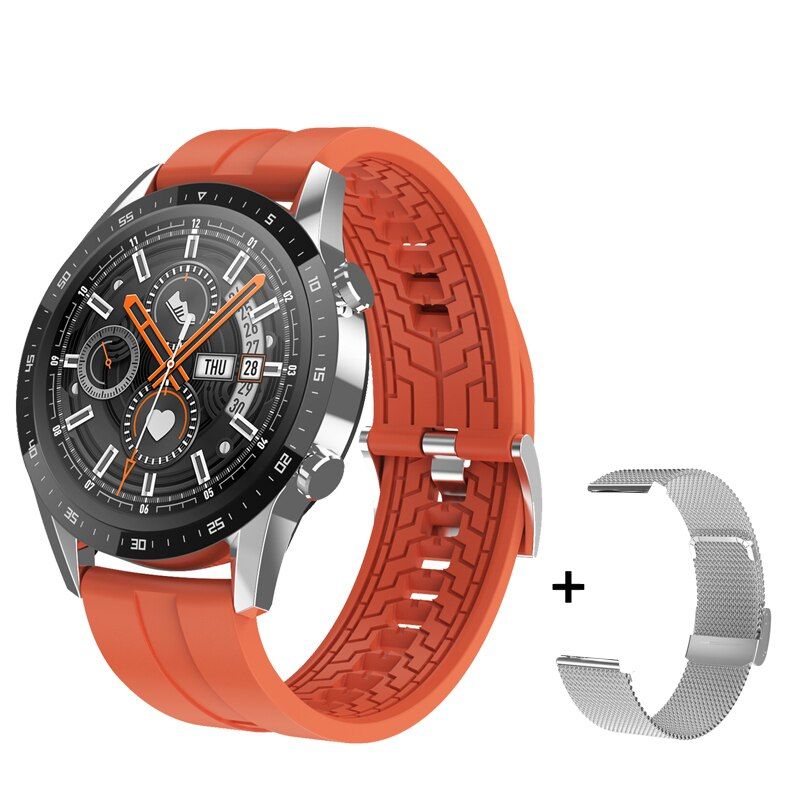 RollstiMen's Smart Watch women Full Touch Screen Heart Rate Bluetooth call Lady Sport Waterproof wristband for Android IOS
