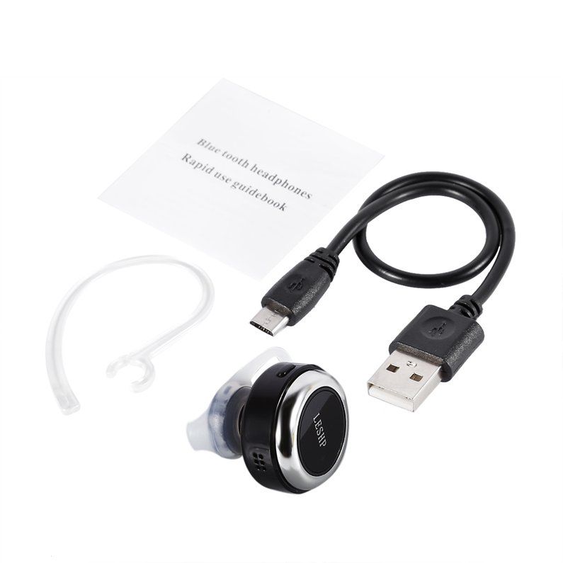 LESHP Q3 Mini Stereo Wireless Earphone Phone Headphone Headset