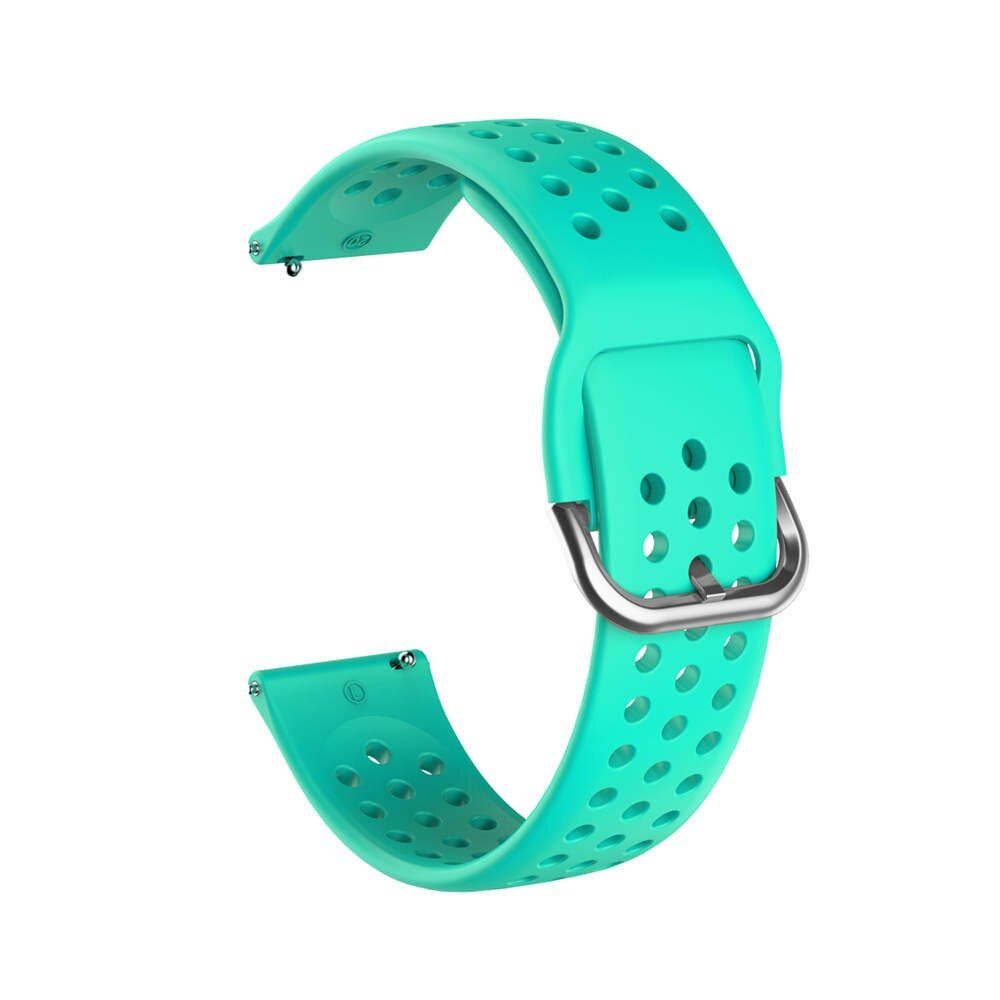 Wristband 20mm Silicone WatchBand For Samsung Galaxy watch active 2 40mm 44mm Strap bracelet wristStrap For Xiaomi Haylou LS02