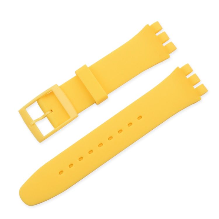 Silicone Strap 16mm 17mm 19mm 20mm for Swatch Watch Band Soft Rubber Replacement Watchband Wrist Bracelet Accessories for SWATCH