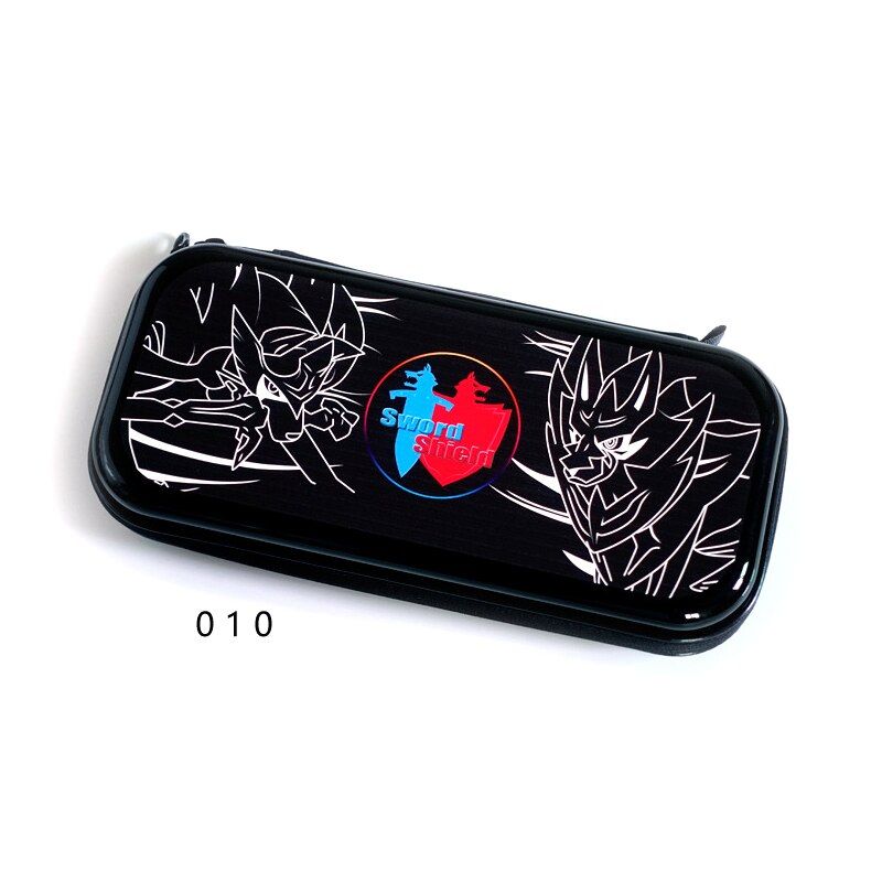 Travel Pouch Bag with Game Card Slot Inner Pocket for Nintendo Switch Console and Accessories Carrying Case for NS Console