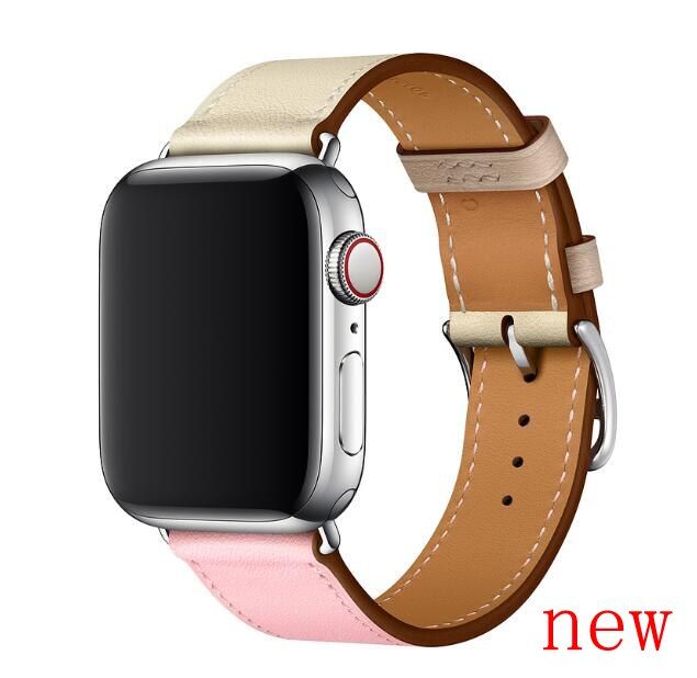 big promotion Double Tour Extra Long Leather loop for iwatch Series 5 4 2 3 1 for Apple Watch band Strap 38mm 42mm 40mm 44mm