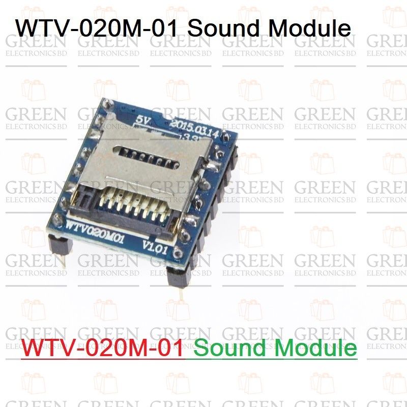 WTV020-SD-16P Sound Module SD Card Voice Module WTV020M01 V1.00 MP3 U-Disk Audio Player SD Card Voice Module For Arduino DIY