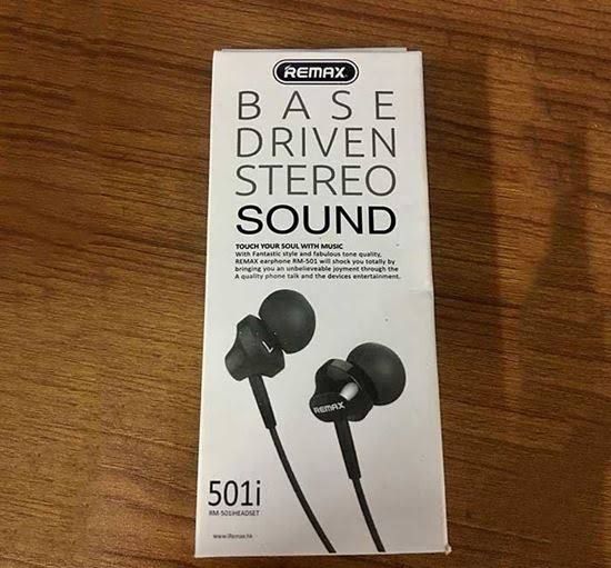 Remax earphone 501i good quality