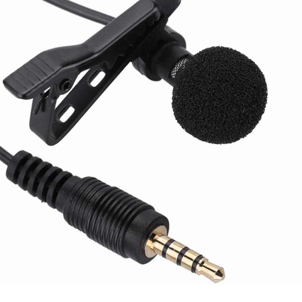 3.5mm Jack Microphone Tie Clip-on Lapel for Mobile Phone