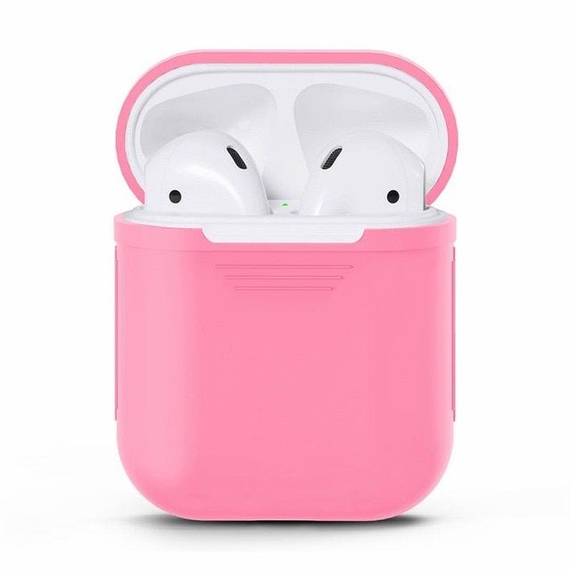 Soft Silicone Case Earphones for Apple Airpods Bluetooth Wireless Earphone Headphone Ear Phone Box for Air Pods Ear Pods Bag