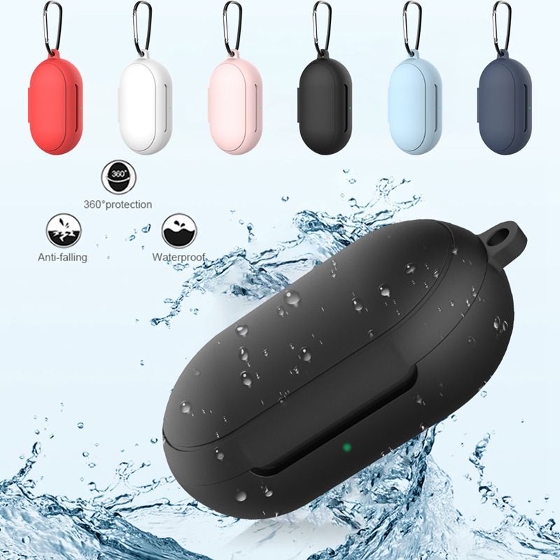 Protective Cover Case Wireless Bluetooth Headset Portable Flip-open Earphone box For Samsung Galaxy Buds Easily Removable Box With Hook