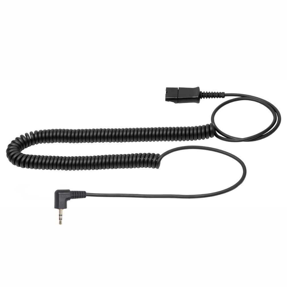 Call Center Headset QD Plug-2.5mm Pllug Quick Disconnect Cable with 2.5mm Plug