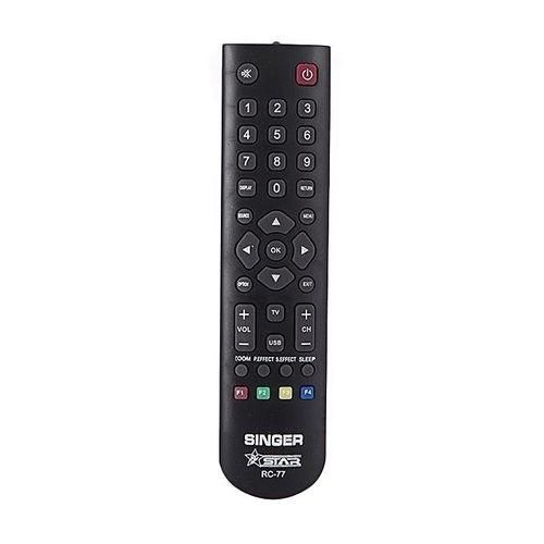LCD/LED Smart TV Remote - Black