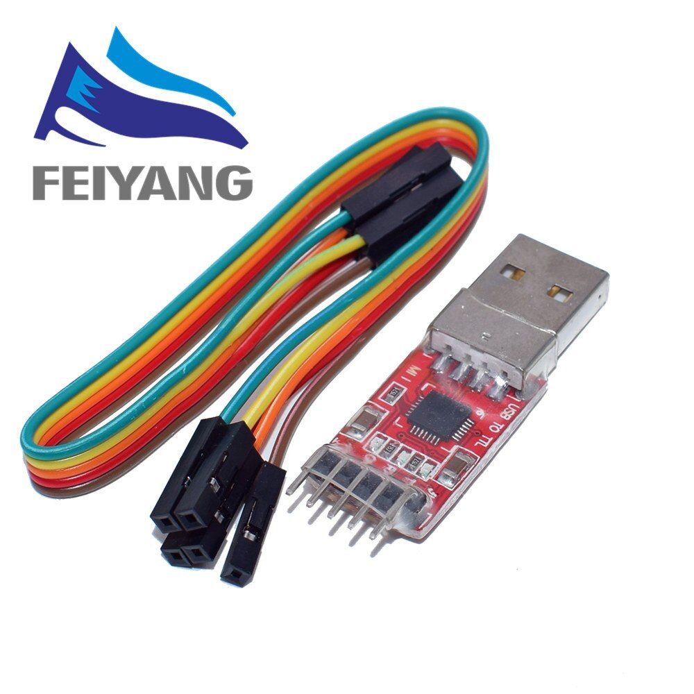 10pcs CP2102 module USB to TTL serial UART STC download cable PL2303 Super Brush line upgrade For Arduino
