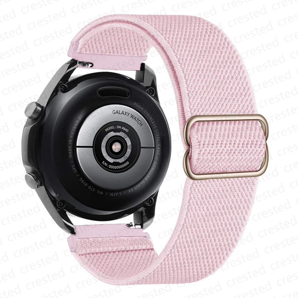 Nylon strap For Samsung watch 3/Galaxy Active 2/Gear S3/amazfit Adjustable Elastic watchband bracelet Huawei GT/2/2E/Pro band