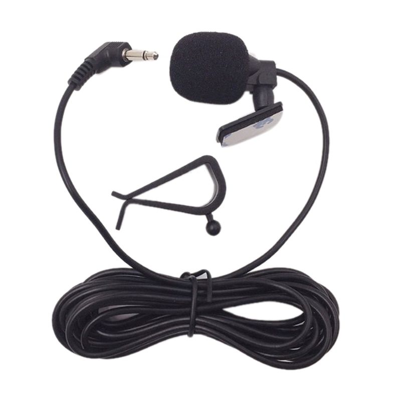 3m Professionals Car Audio Microphone 3.5mm Clip Jack Plug Mic Stereo Mini Wired External Microphone For Auto DVD  elbow stereo