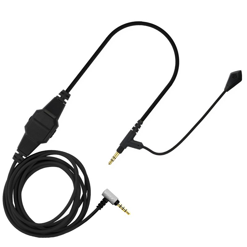 3.5mm Boom Microphone Volume Cable for V-MODA Crossfade M-100 LP LP2 M-80 V-80 to Gaming Headphone for PS4 Xbox One