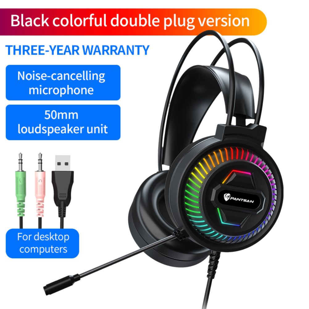 PSH-400 Gaming Headset 3.5mm Wired Headset Surround Sound Gaming Headphone With Noise Canceling Mic For PS4 PS3 PC Switch Gamer
