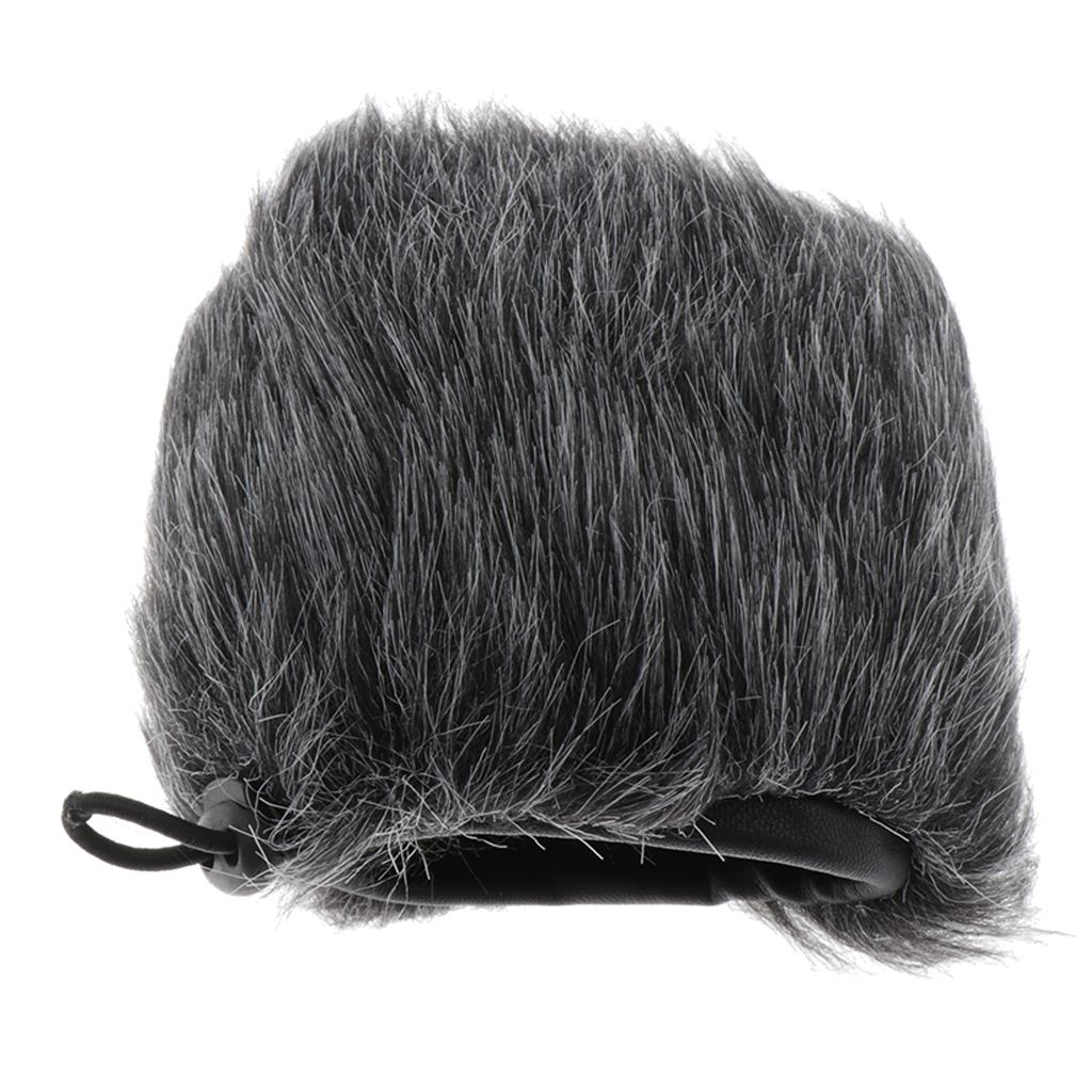 Outdoor Furry Cover Windscreen Wind Muff for Handheld Microphone 10x7cm