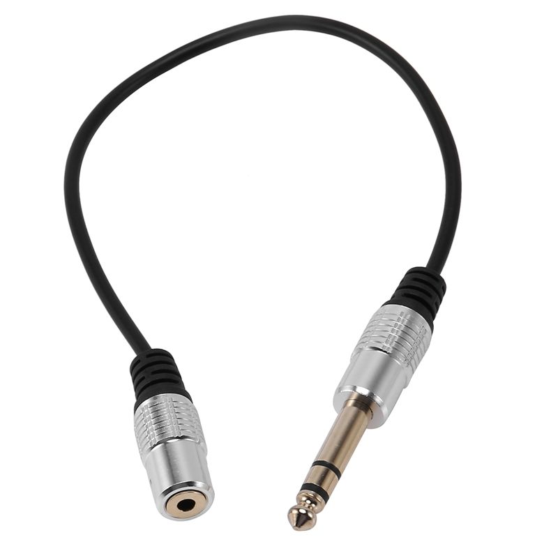 1/4 inch to 3.5mm Stereo Adapter Cable 6.35mm TRS Male to 3.5mm Female Quarter Inch Headphone Jack Converter AUX Connector Cable