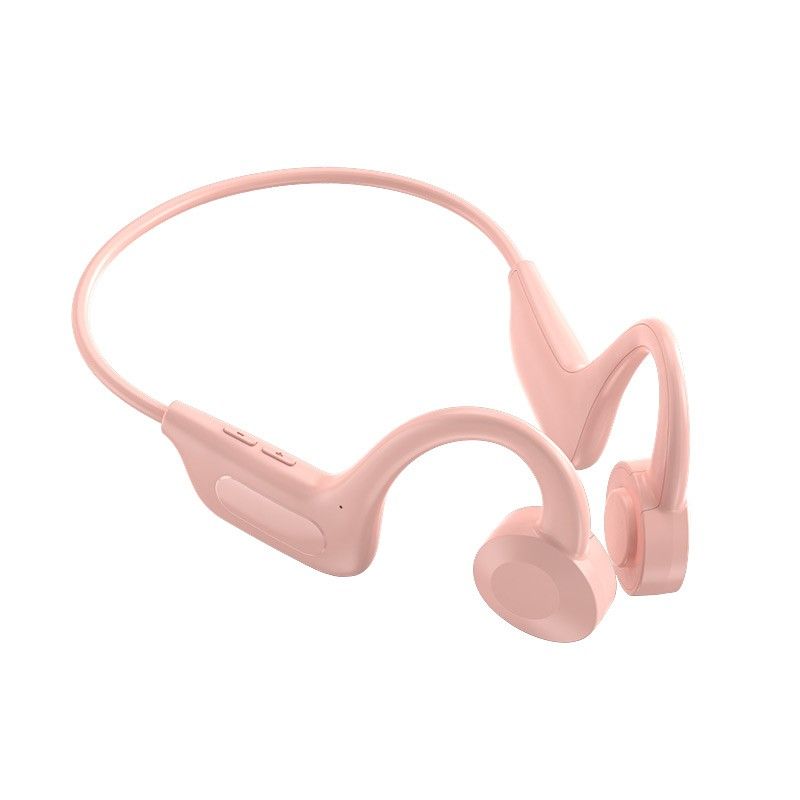 TWS Wireless Bluetooth 5.0 Earphones Waterproof Sweatproof Painless Ear Hanging Headphones Support for SD/TF Memory Card Play Stereo Hands-free Music Headset with Mic