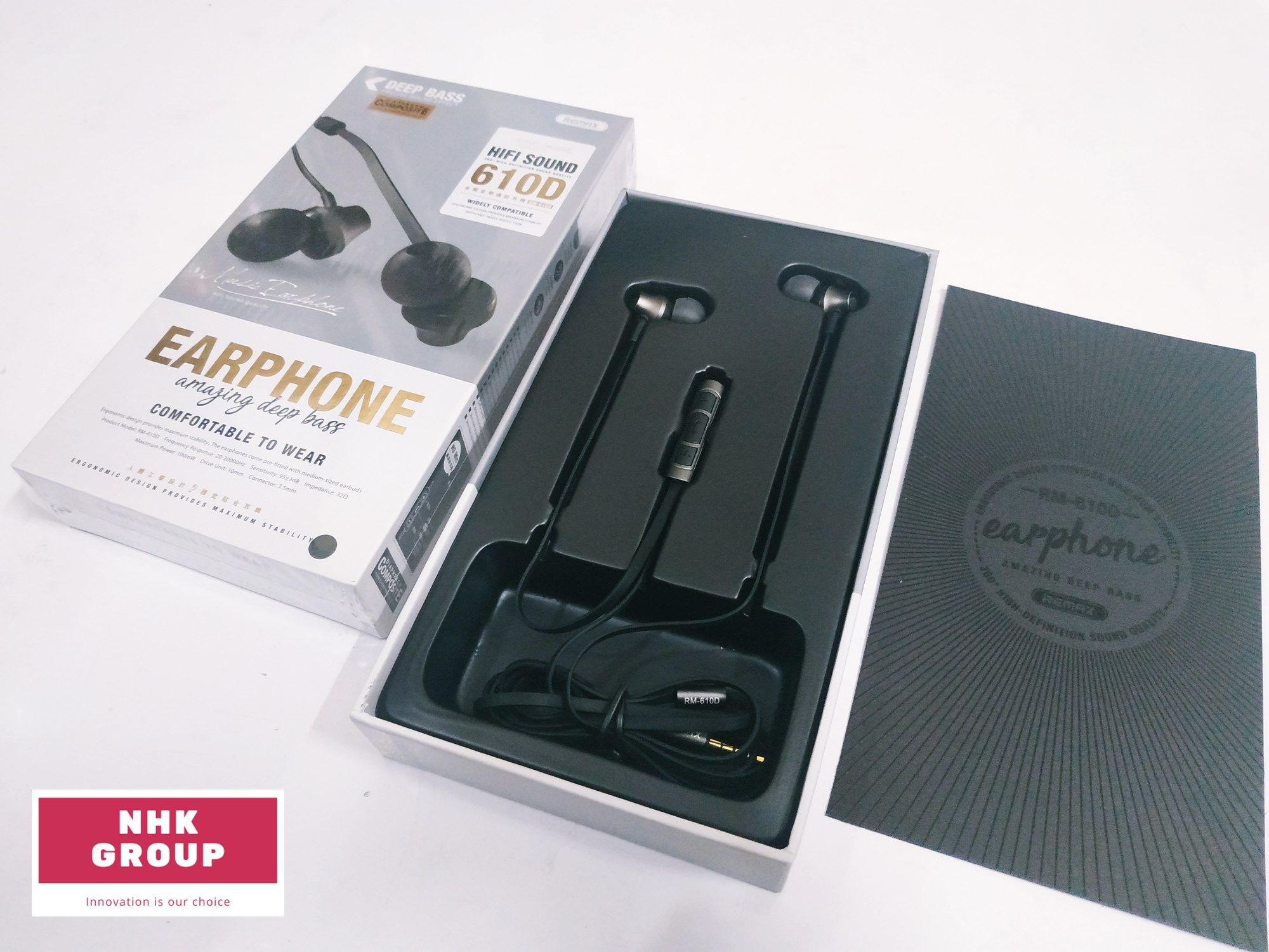 Remax 610D HiFi Sound Earphone (With Free Gift)