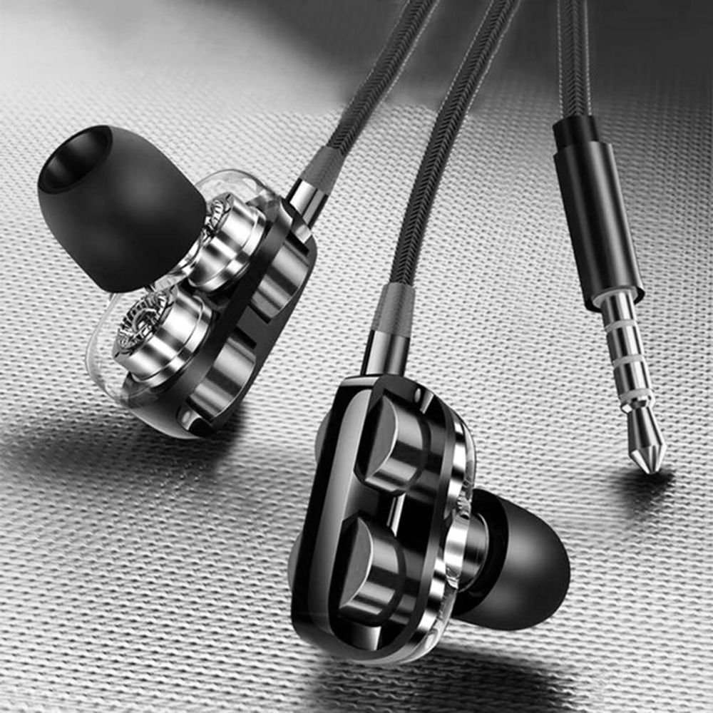 Gaming Headset TWIN HORN Super Bass Stereo In - Ear Earphone With 3.5mm Plug