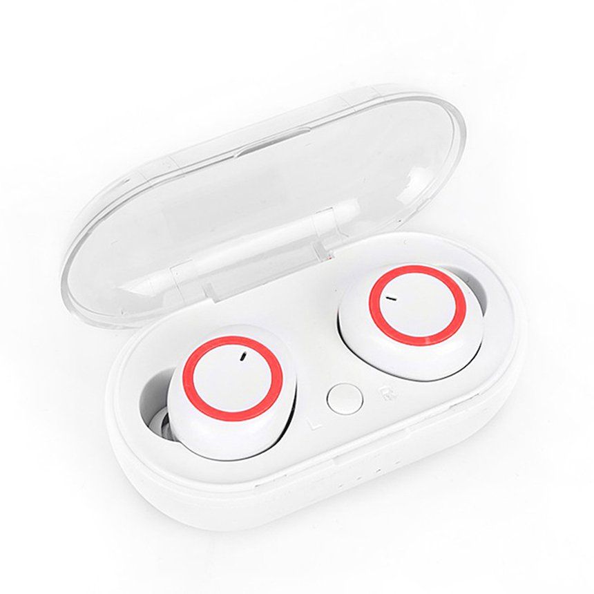 TE Y50 Wireless 5.0 Headset Bilateral Stereo In-ear Low-power Sports Headset With Charging Compartment Headset