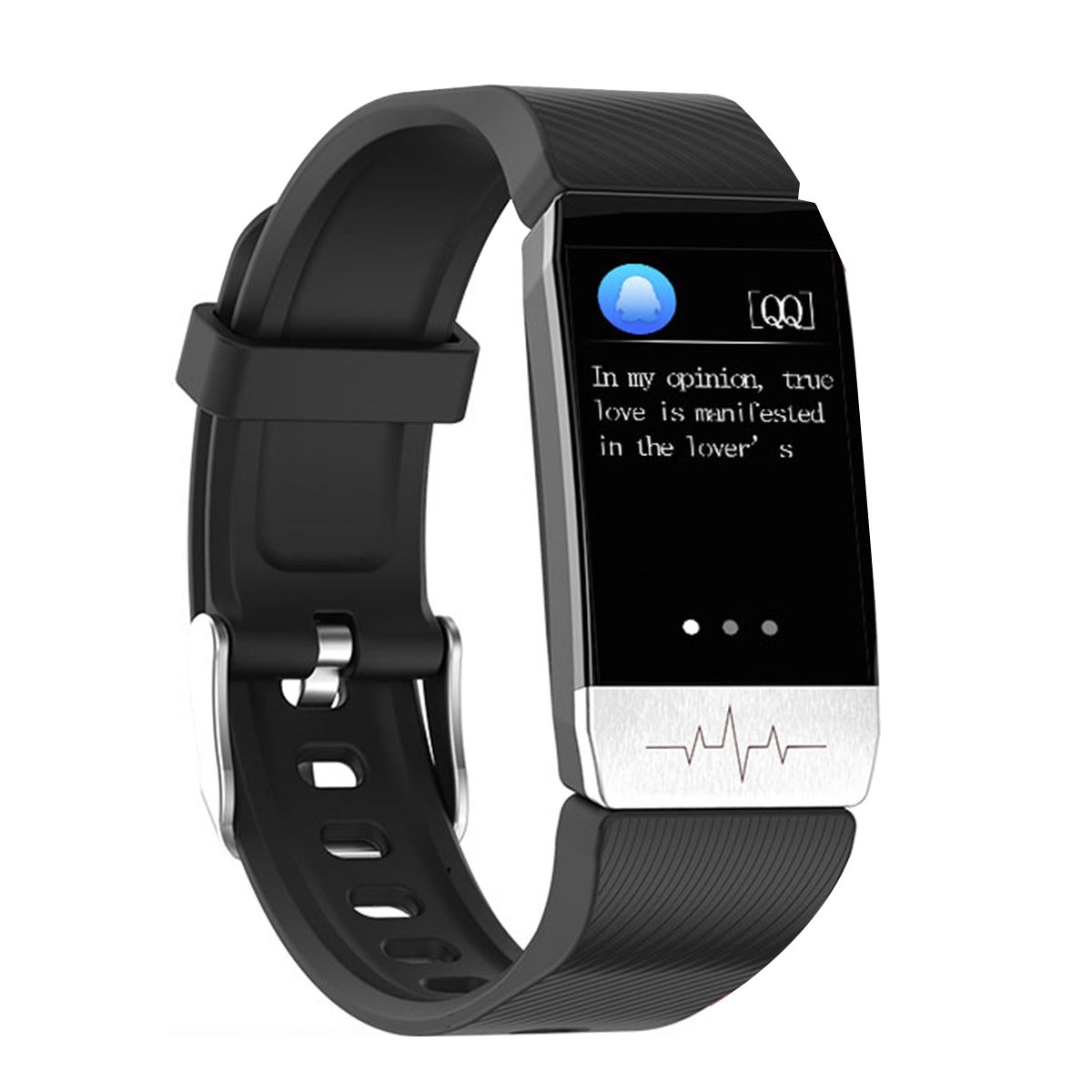 Smart Bracelet ECG+PPG Body Temperature Fitness Tracker Blood Pressure Waterproof Music Control Smart Band Sport