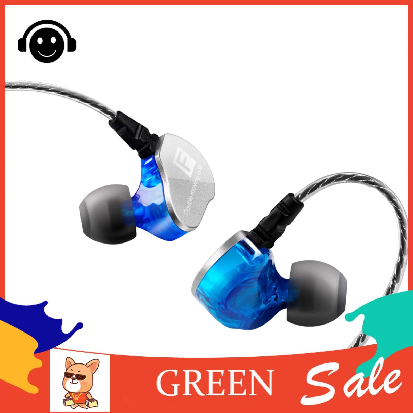 Green forest Earbud Wide Application 3.5mm Noise Cancelling Sport Earphone