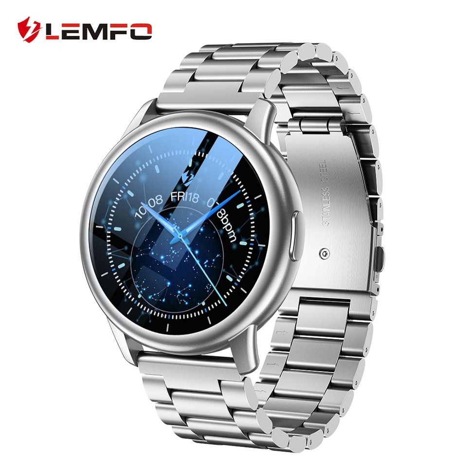 LEMFO LF28 Smart Watch Man IP68 Waterproof Men Extra Strap Fitness Bracelet BT5.0 Men's Watches for Android IOS