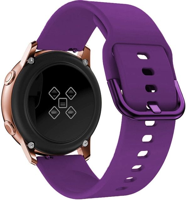 20mm/22mm band For Samsung Galaxy watch 3 45mm 41mm Active 2/Gear S3/S2 silicone bracelet belt Huawei GT2/2e-pro strap 42mm 46mm