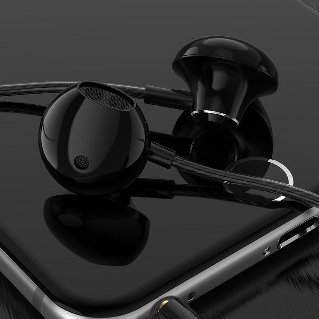 Wired Headphones 3.5mm In Ear Earphone With Microphone Bass Stereo Gaming Headsets For Samsung Xiaomi Phone Computer