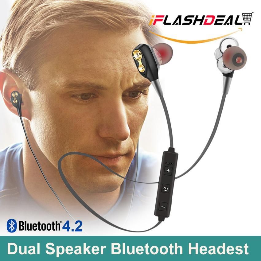 Wireless Earbuds, Sports Bluetooth 4.2 Earphones In Ear Headphones Stereo Headset Sweatproof Earpiece High Bass Music for Jogging Gym Cycling