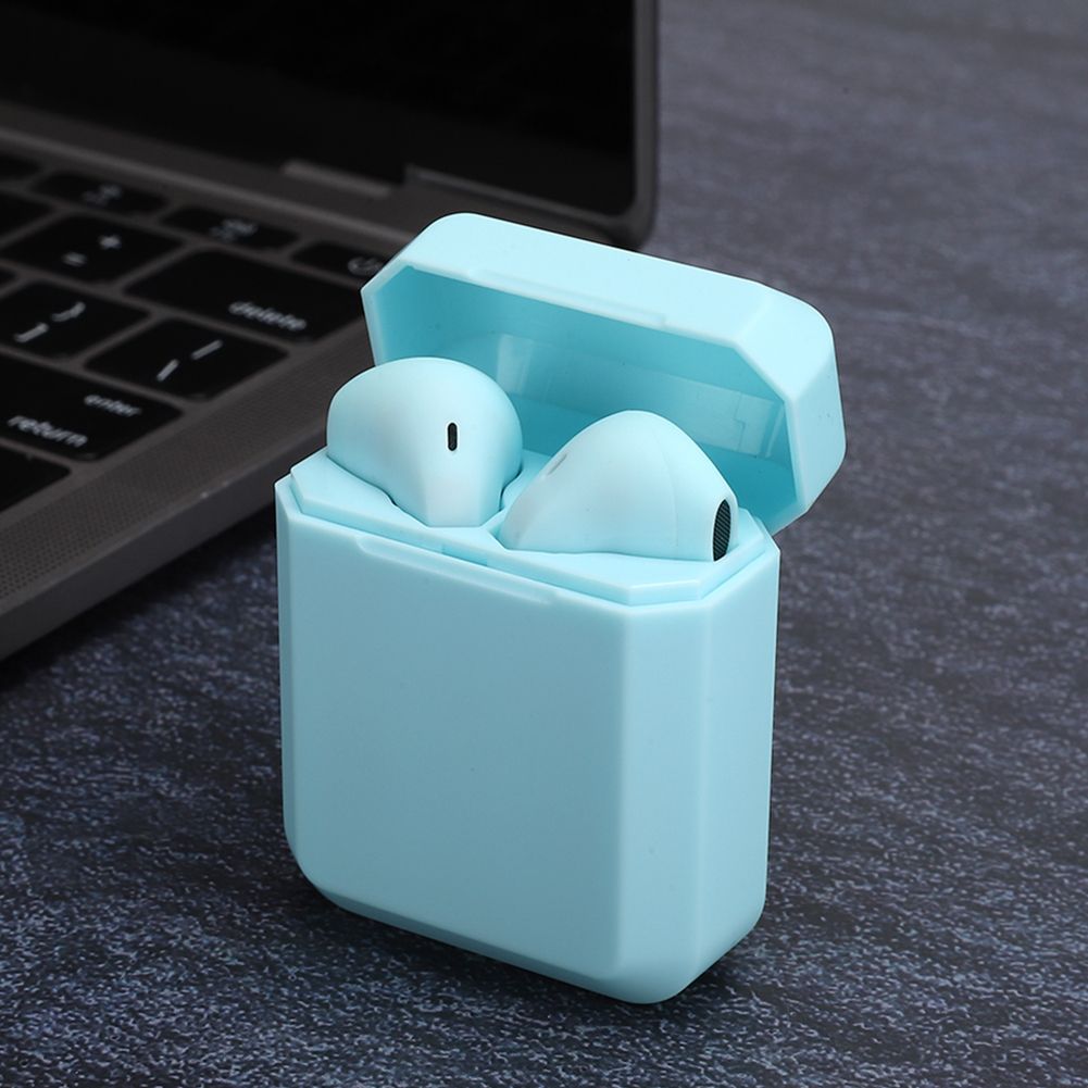 TWS wireless earphones stereo Coloful Bluetooth with noise reduction waterproof safe fit headphones calls sports training