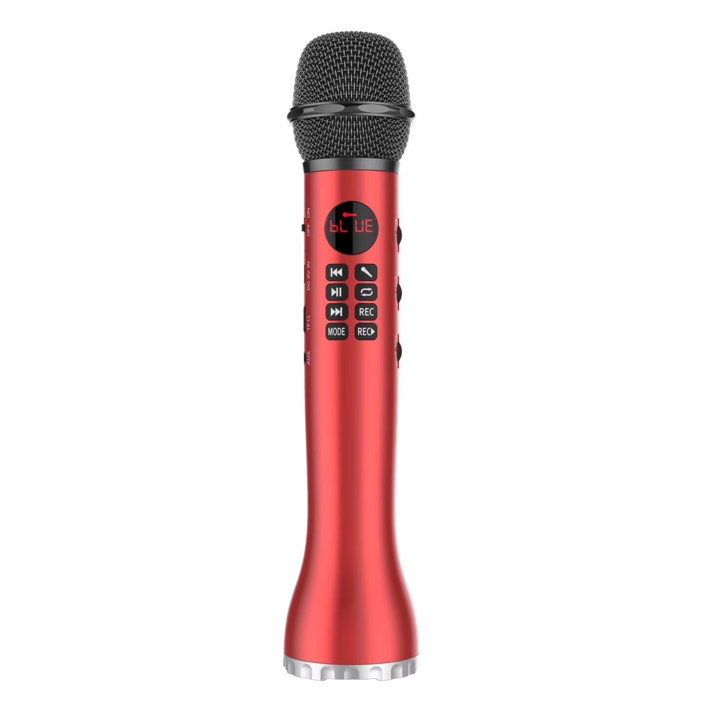 Karaoke L - 598 Bluetooth Microphone Portable Speaker, L-598 Mini Portable Handheld Mobile Phone Karaoke Amplifier Wireless Microphone Speaker