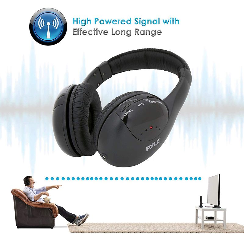 5 In 1 Wireless Headset Headphone Universal Noise Cancelling Voice Chat For PC FM Radio High Fidelity Home 25 25 25 25 25 25 with Carryability