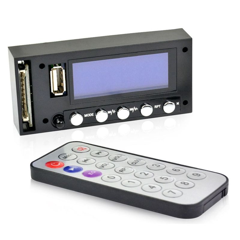 MP3 Player Decoder Board Audio Module MP3 WMA Support Bluetooth-Compatible USB FM TF Radio Decoding for Car Radio