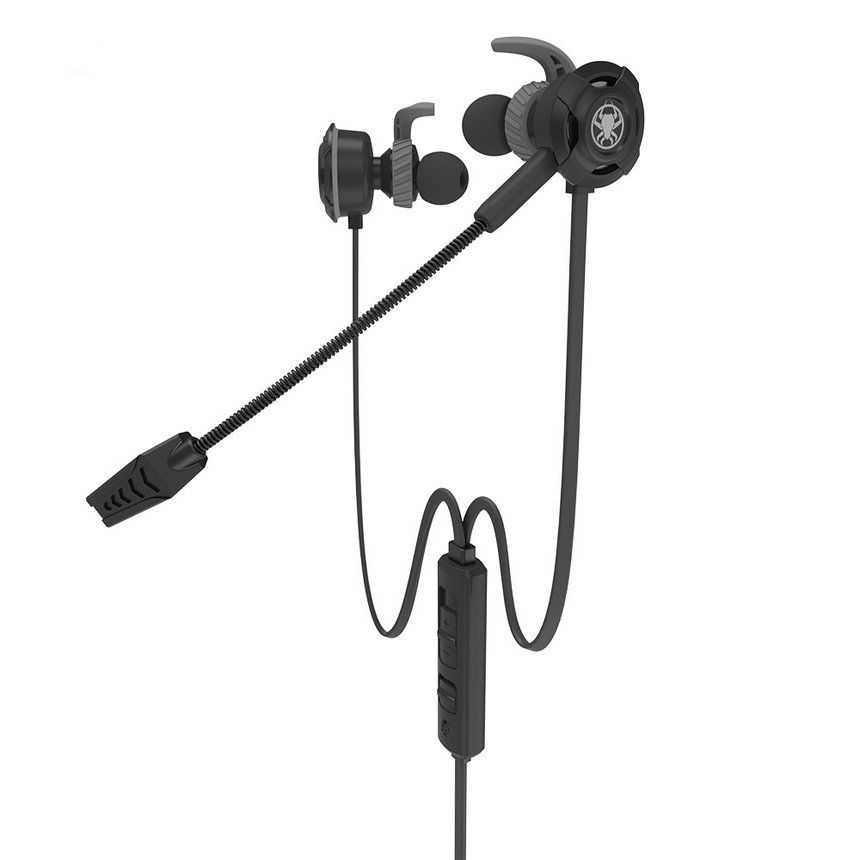 TE G30 Wire Controlled Headset In-Ear Esports Game Mobile Phone Computer Earphone Eating Chicken Headphones