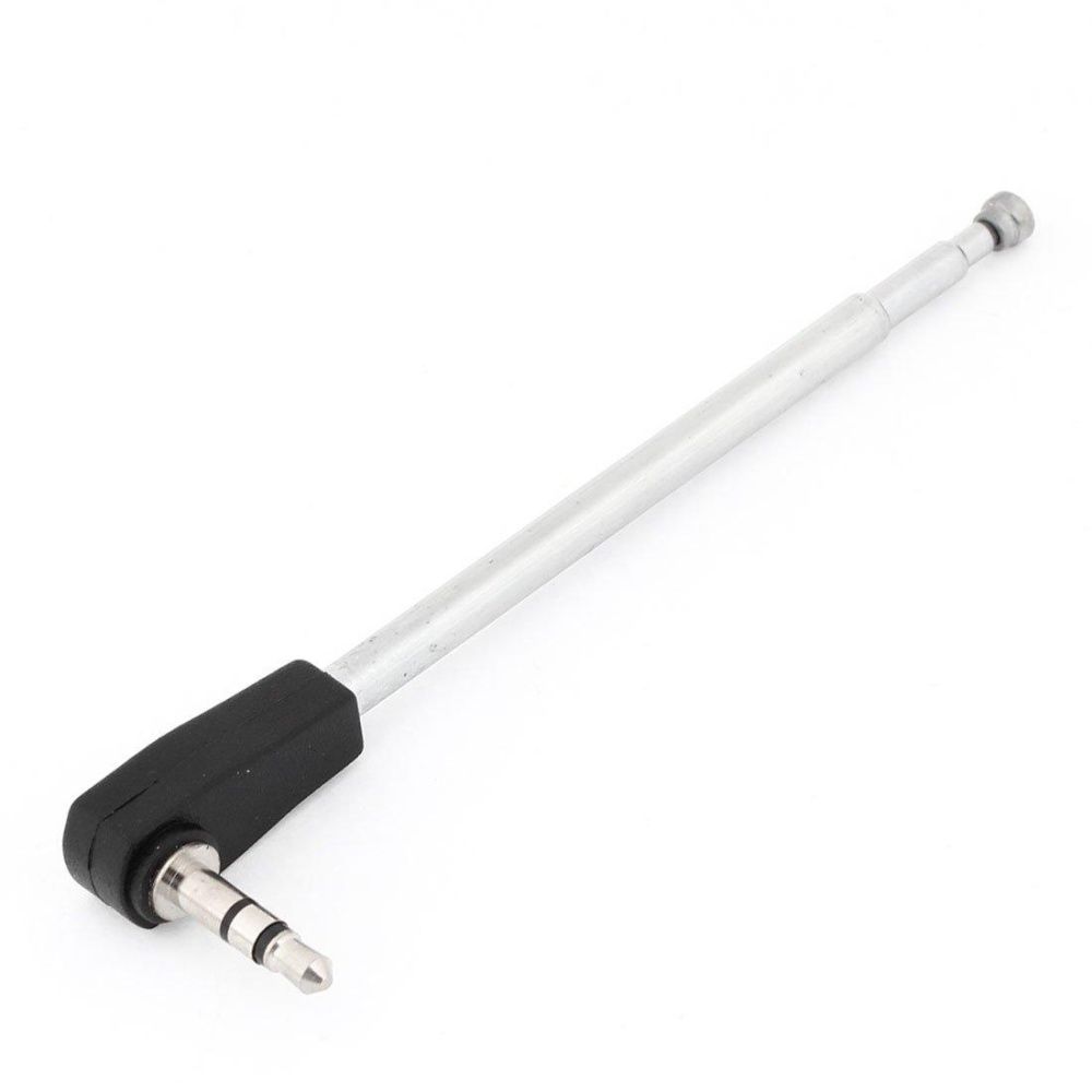 【MIGAPALAZA】 22.5cm 4 Section Telescoping AM FM Radio Antenna 3.5mm Plug - intl