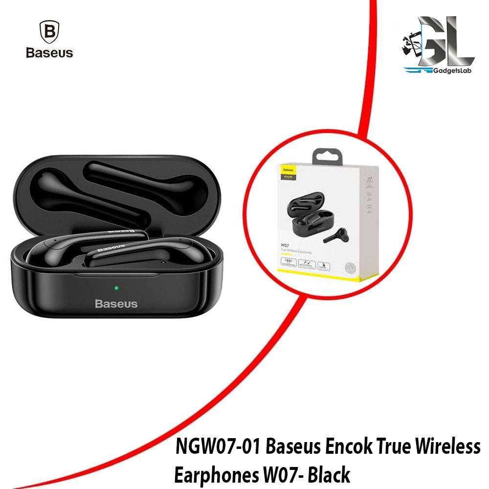 NGW07-01 Baseus Encok True Wireless Earphones W07- Black