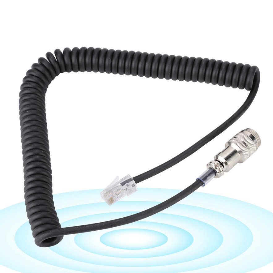 Microphone Adapter Cable 8pin to RJ-45 Modular For FT-450D FT-897D FT-991 FT-891