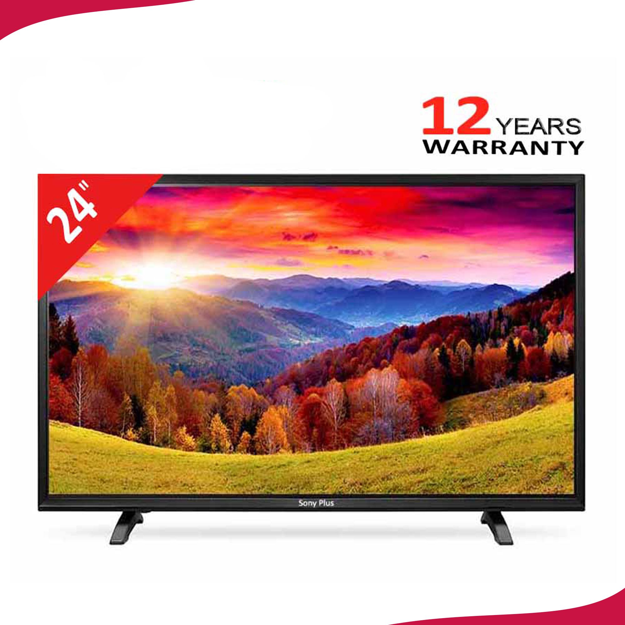 SONY PLUS 24 LED HD TV,Noise Reduction,De-Interlace 3D,Built in Speaker