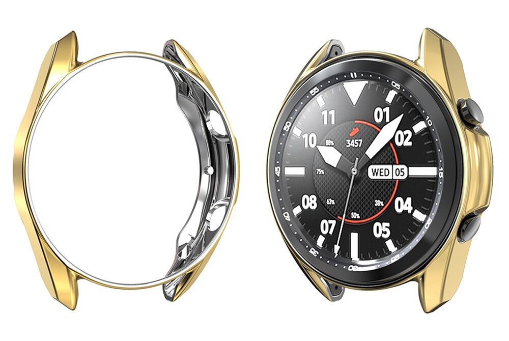 Cover for samsung galaxy watch 3 41mm 45mm soft tpu screen protector for samsung watches 3 41/45mm thin protective shell