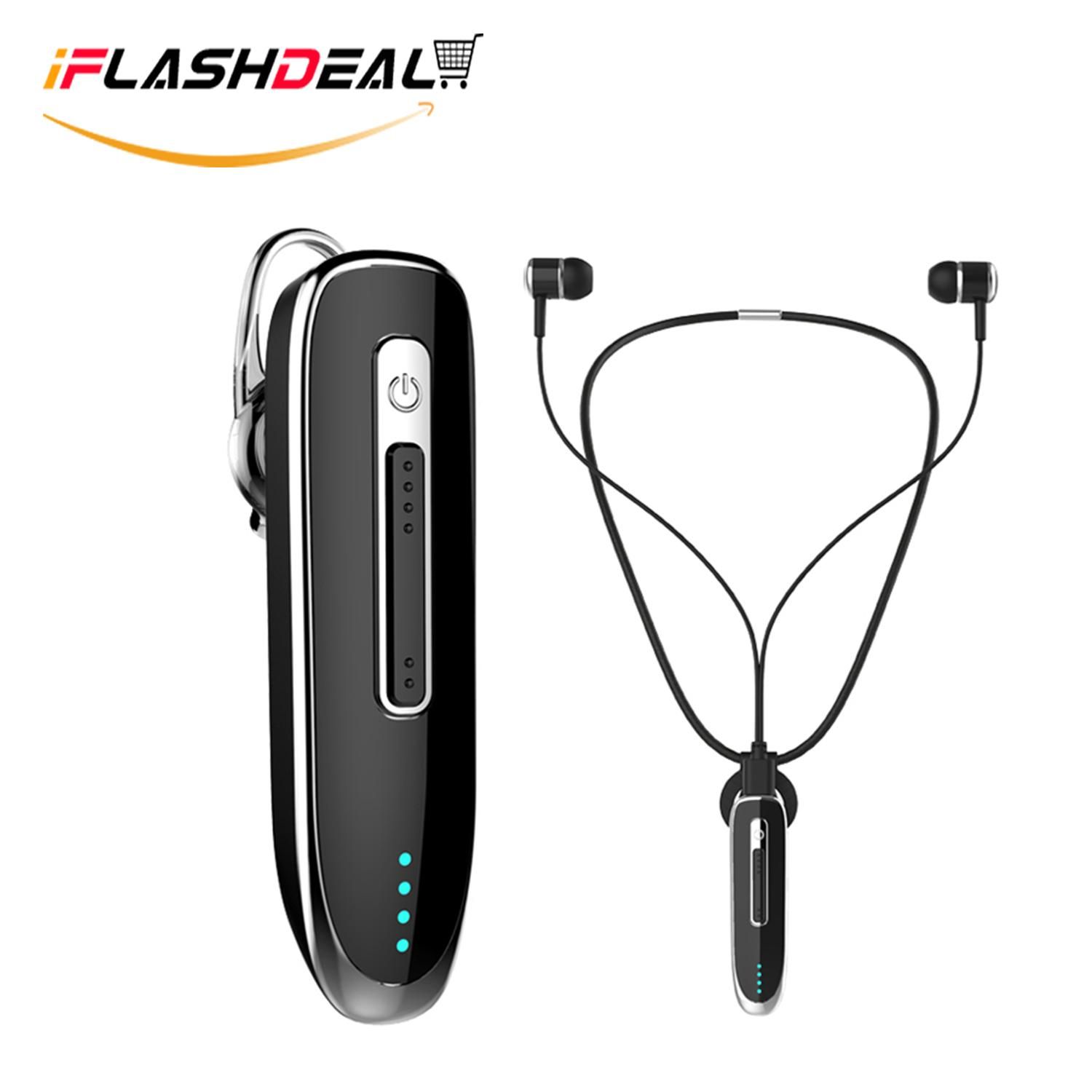NYT Wireless Earbuds Business Bluetooth Earphone Necklace Earphones Headsets Long Standby With Mic For Mobile  Phones Driver
