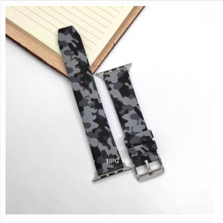 grey-Silicone Strap For Apple Watch band 44mm 42mm iwatch band 44mm 42mm Sport Bracelet belt correa Apple watch 5 4 3 2 1 strap
