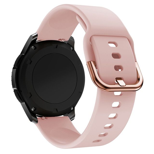 18mm 20mm 22mm Silicone Strap For Samsung Galaxy GearS3 Sports WatchBand For Huawei active2 Huami Amazfit bip Bracelet wristband