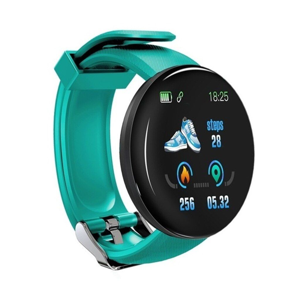 D18 Bluetooth Smart Watch Men Women Blood Pressure Smartwatch Sport Tracker Pedometer 116 Plus Smart Watches For Android IOS A2
