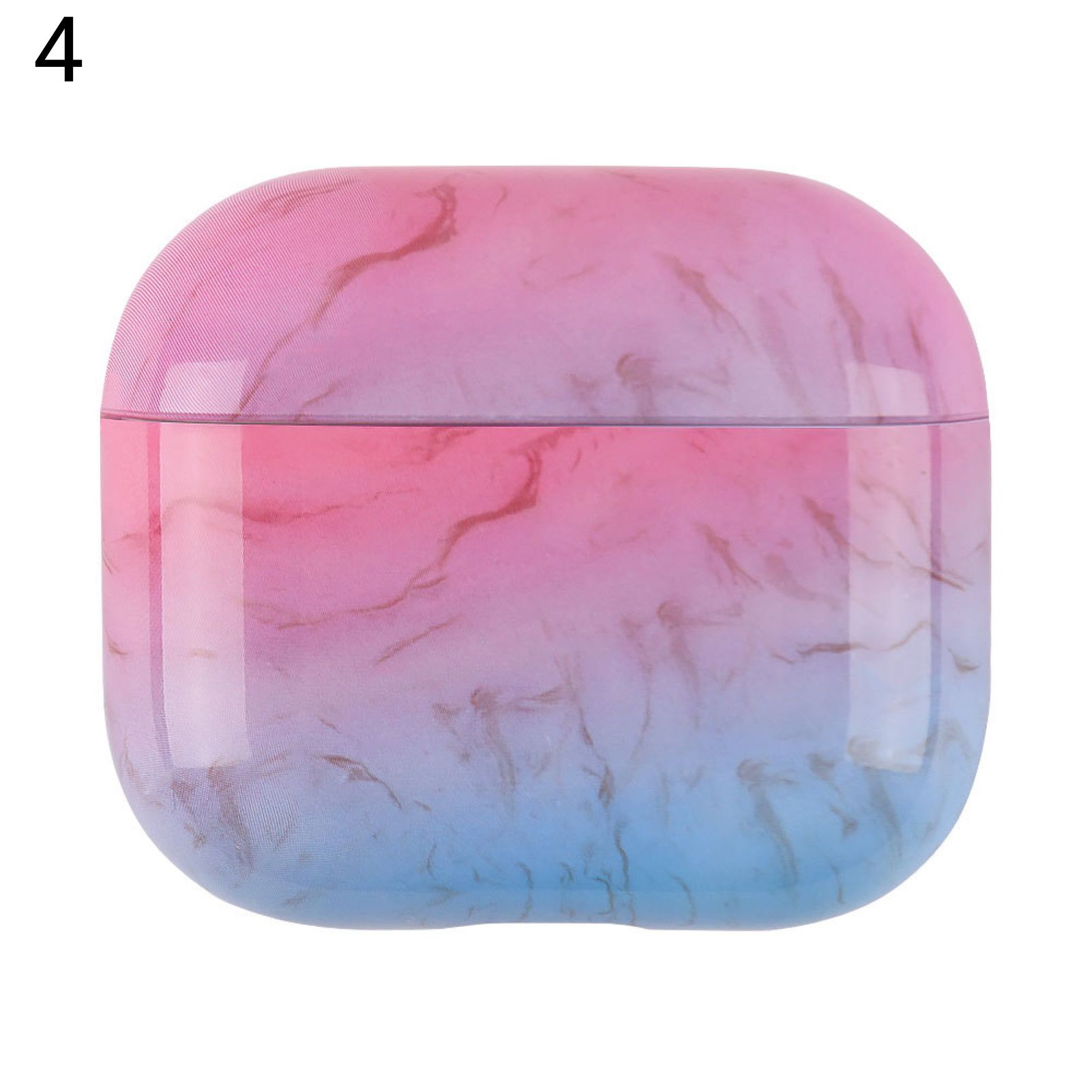 Protective Case Waterproof Marble Pattern Bluetooth-compatible Earphone Anti-drop Protective Case