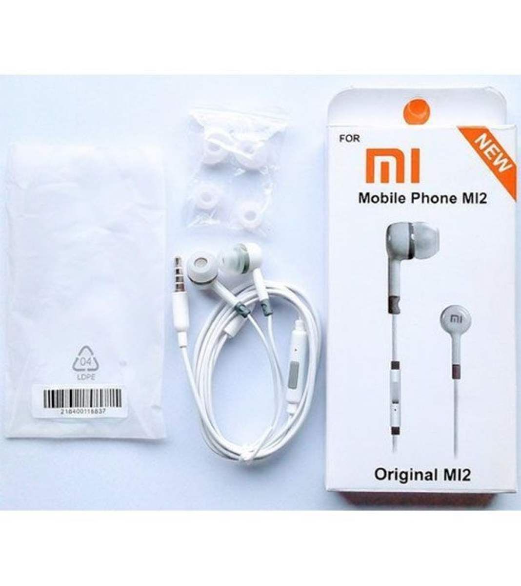 M12 Headphone mi/mobile Headphone- White ( 6 Month Easily Use )